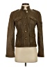 Tory Burch 100% Leather Brown Leather Jacket Size 2 - photo 1