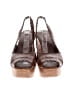 Alaïa 100% Leather Brown Wedges Size EU 37 1/2 - photo 2