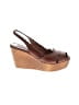 Alaïa 100% Leather Brown Wedges Size EU 37 1/2 - photo 1