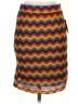 Target 100% Recycled Polyester Chevron-herringbone Orange Casual Skirt Size S - photo 1