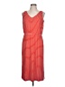 Old Navy Stripes Red Casual Dress Size L - photo 1
