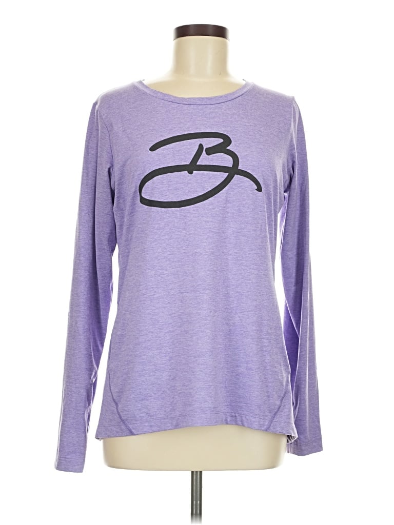 Pre-owned Sport-tek Long Sleeve T-shirt In Purple