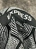 Express Print Gray Long Sleeve Button-Down Shirt Size M - photo 7