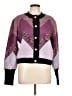Allison Joy Argyle Purple Cardigan Size L - photo 1