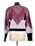 Allison Joy Argyle Purple Cardigan Size L - photo 2