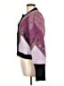Allison Joy Argyle Purple Cardigan Size L - photo 5