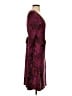 BCBGMAXAZRIA Print Burgundy Cocktail Dress Size XS - photo 4