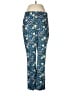 Tory Sport Floral Blue Casual Pants Size 6 - photo 1
