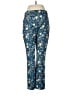 Tory Sport Floral Blue Casual Pants Size 6 - photo 2
