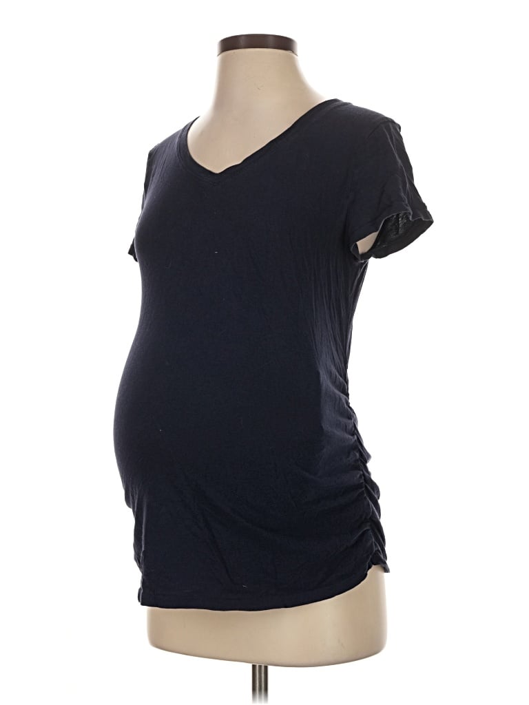Pre-owned Isabel Maternity Short Sleeve T-shirt In Blue