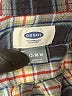Old Navy 100% Cotton Plaid Blue Long Sleeve Button-Down Shirt Size 12-18 mo - photo 3