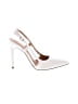 Express White Heels Size 7 - photo 1