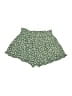 Angie 100% Rayon Print Green Shorts Size S - photo 2