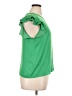 Who What Wear 100% Polyester Green Short Sleeve Top Size XL - photo 4