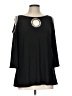 MSK Black 3/4 Sleeve Top Size L - photo 1