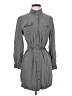 Odille 100% Silk Gray Trenchcoat Size XS - photo 1