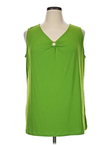 Susan Graver Sleeveless T-Shirt (view 1)