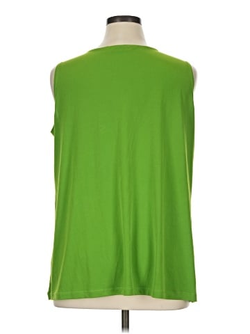 Susan Graver Sleeveless T-Shirt (view 2)