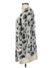 Free People Animal Print Silver Cardigan Size S - photo 5