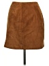 Joseph Abboud 100% Leather Solid Brown Leather Skirt Size 6 - photo 2