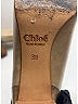 Chloé Tan Leather Buckle Accent Ankle Boots Size EU 38 - photo 5