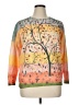 Unbranded Print Orange Pullover Sweater Size 17 - photo 1