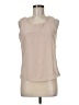 Assorted Brands 100% Acetate Tan Sleeveless Blouse Size 6 - photo 1