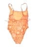 Hurley Print Orange One Piece Swimsuit Size M - photo 2