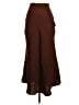 Unbranded 100% Polyester Solid Brown Formal Skirt Size XXS - photo 1