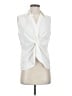 Modern Works Ivory Sleeveless Blouse Size S - photo 1