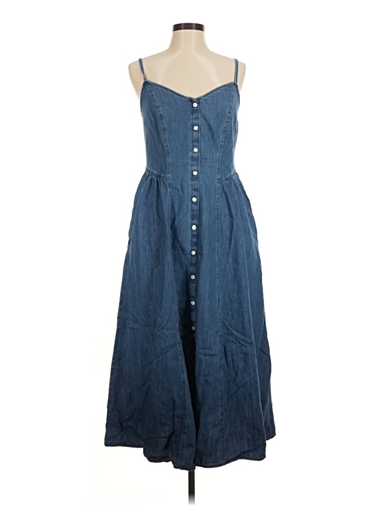 Pre-owned Gap Casual Dress In Blue
