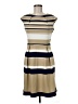 En Focus Studio Stripes Tan Casual Dress Size 8 - photo 1