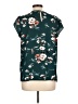 Fun2Fun Teal Short Sleeve Blouse Size L - photo 2