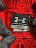 Under Armour 100% Polyester Color Block Red Athletic Shorts Size M (youth) - photo 3