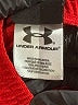 Under Armour 100% Polyester Color Block Red Athletic Shorts Size M (youth) - photo 4