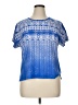 Cathy Daniels Blue Short Sleeve Top Size XL - photo 1