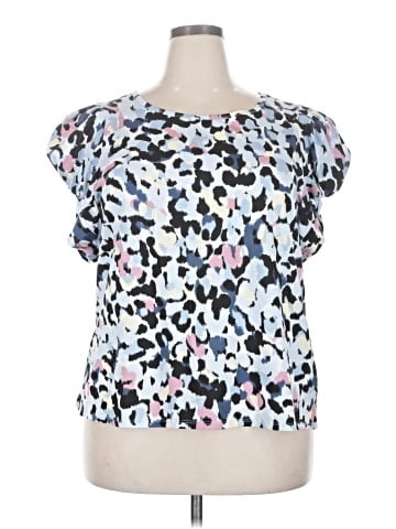 Bobeau Short Sleeve Blouse (view 1)