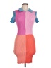 Dee Elly Color Block Pink Casual Dress Size M - photo 1