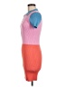 Dee Elly Color Block Pink Casual Dress Size M - photo 5