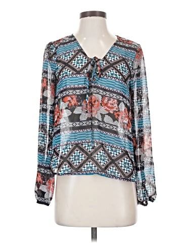 Eyeshadow Long Sleeve Blouse (view 1)