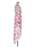 Lush 100% Polyester Floral Pink Casual Dress Size M - photo 4