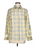 L.L.Bean 100% Cotton Plaid Yellow Long Sleeve Button-Down Shirt Size M - photo 1
