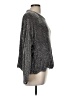 Cynthia Rowley TJX 100% Polyester Metallic Silver Pullover Sweater Size M - photo 4