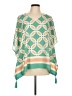 Jade 100% Polyester Green Kimono Size L - photo 1