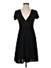 Blu Heaven Solid Black Casual Dress Size S - photo 1