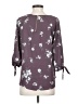 Papermoon 100% Polyester Purple 3/4 Sleeve Blouse Size XS - photo 2