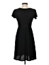 Blu Heaven Solid Black Casual Dress Size S - photo 2