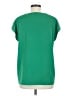 Unbranded 100% Polyester Green Short Sleeve Blouse Size M - photo 2