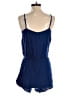 Fun & Flirt 100% Rayon Hearts Blue Romper Size XS - photo 2