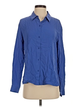 Eileen Fisher Long Sleeve Silk Top